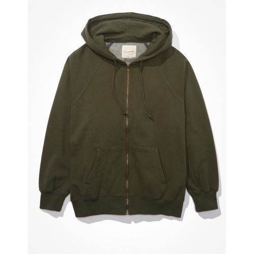 American Eagle Oversized Zip-Up Hoodie